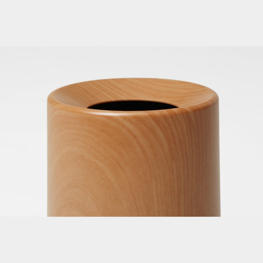 mini TUBELOR Round Dustbin Wood Grain