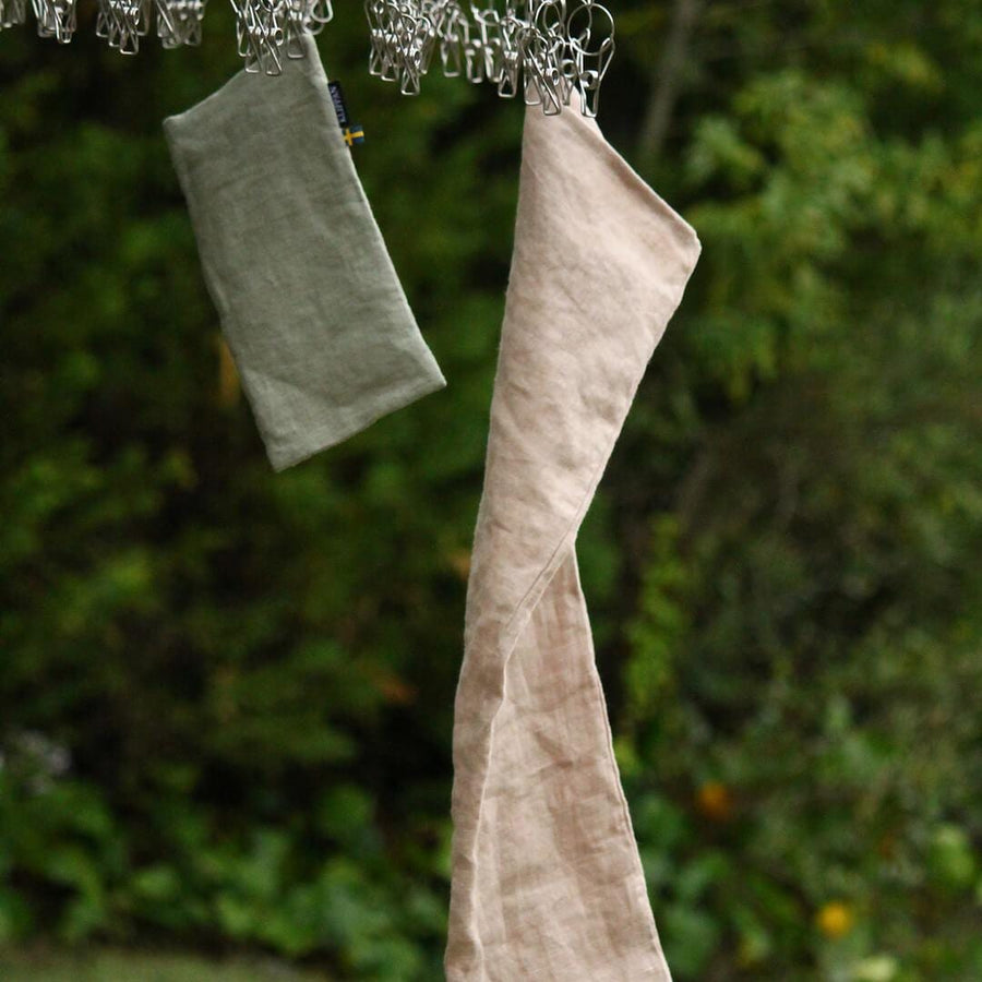 Wheat hot and cold neck pillow, washed linen