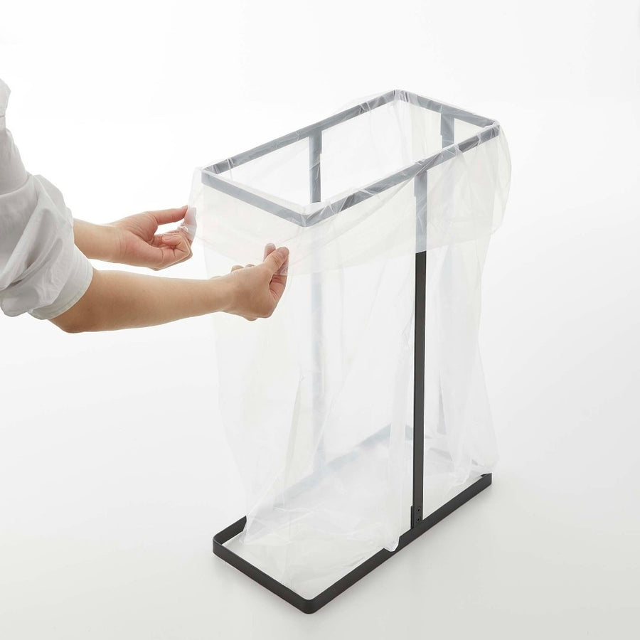 Tower Slim Lidded Garbage Sorting Bag Holder, 45L, Set of 2