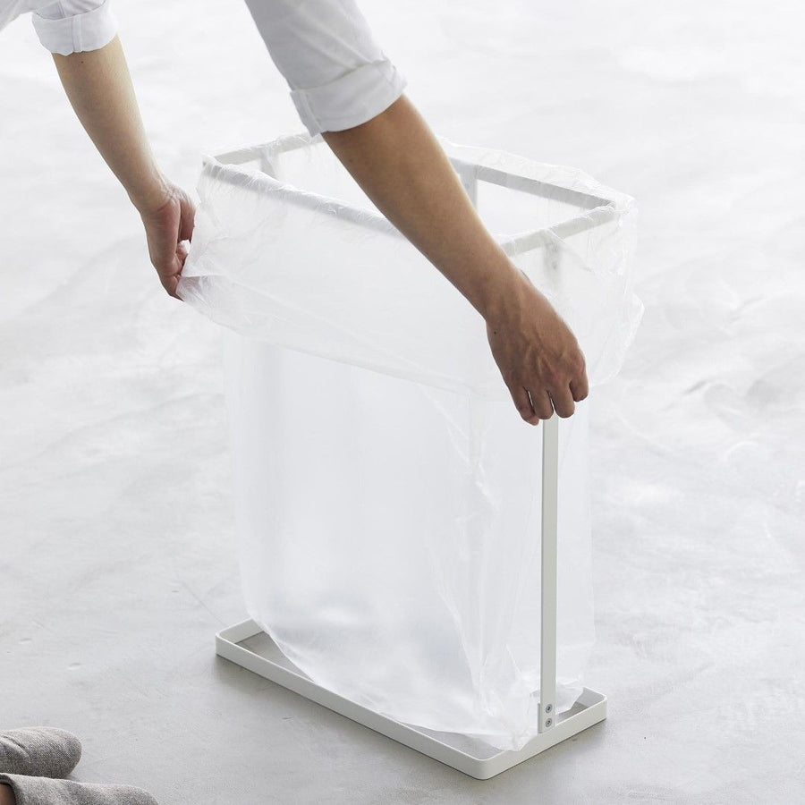 Tower Slim Lidded Garbage Sorting Bag Holder, 45L, Side Opening