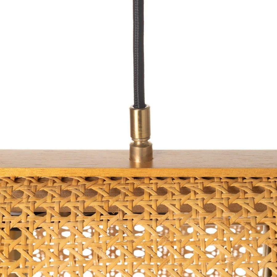 RATTAN PENDANT LAMP 2BULB