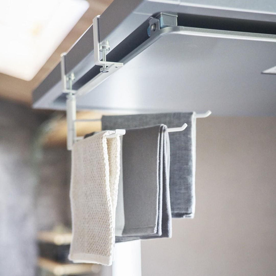 Tower Range Hood Movable Dish Hanger
