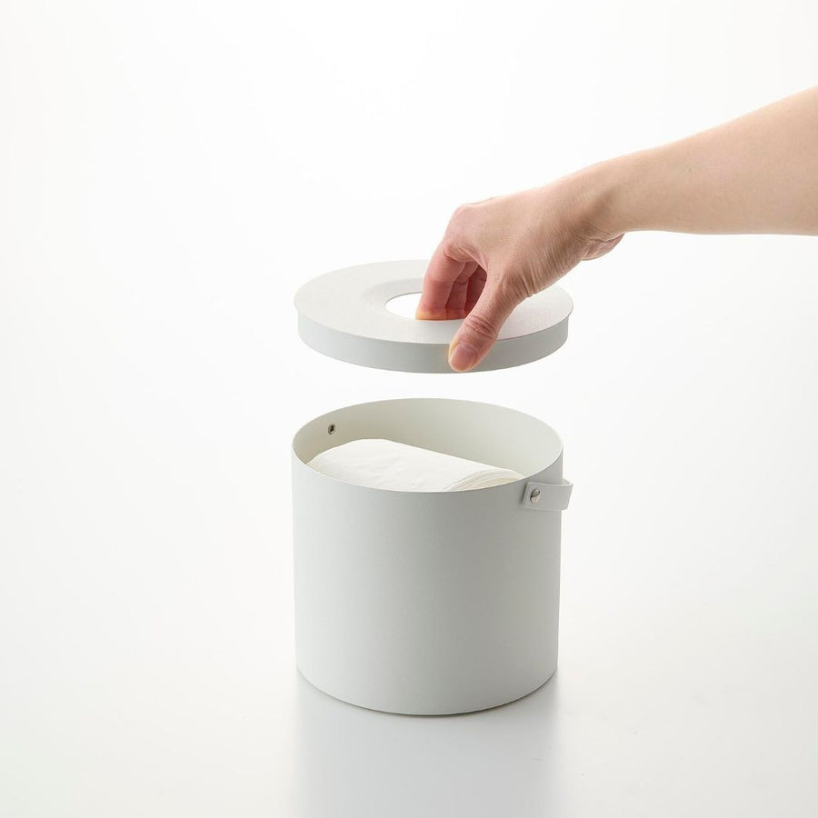 tower tissue case with handle