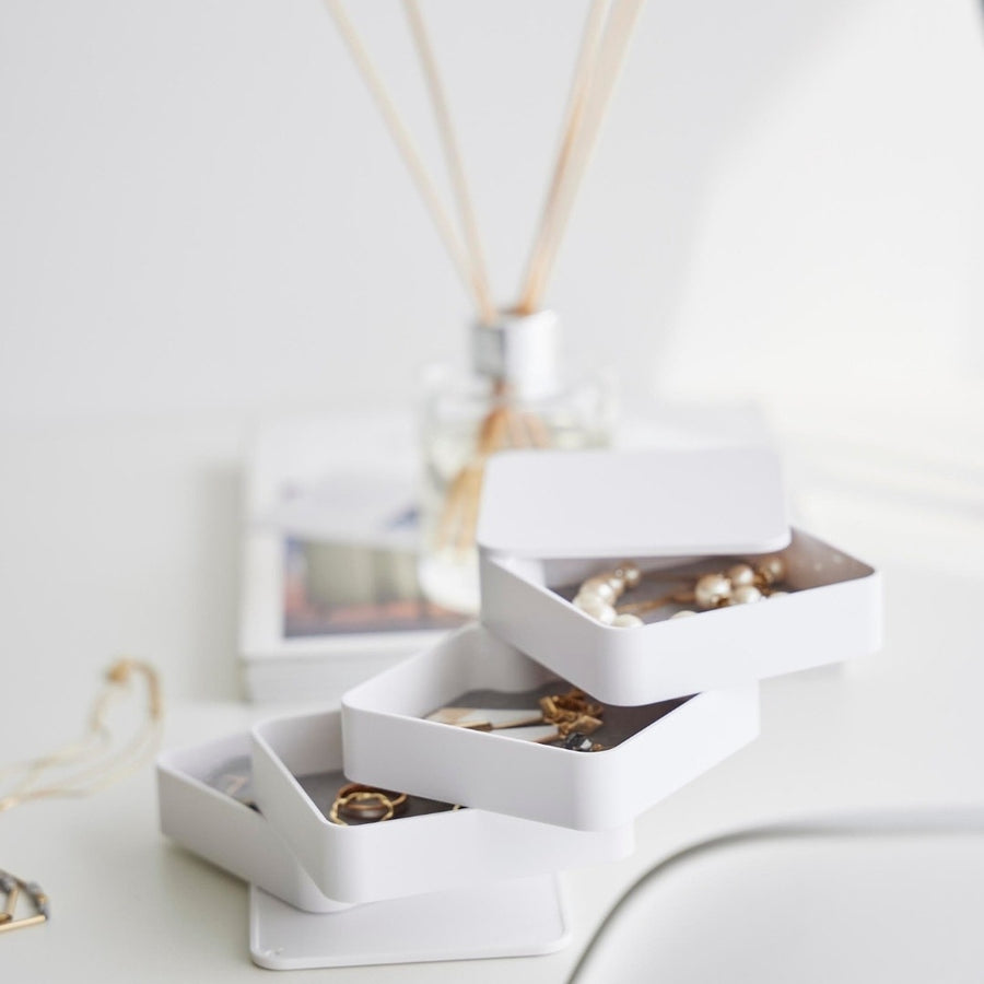 Tower Accessory Tray, 4 Tiers, Square