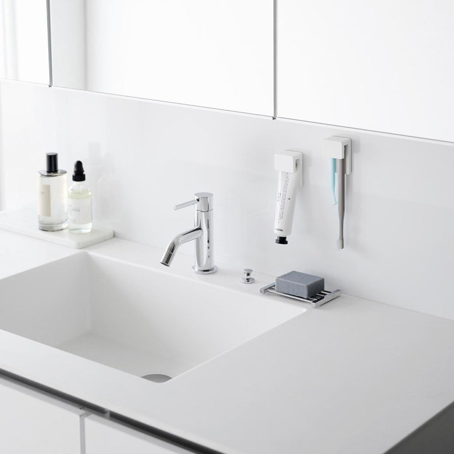 Tower Film Hook Insertion Toothbrush &amp; Tube Holder, Set of 2, W4
