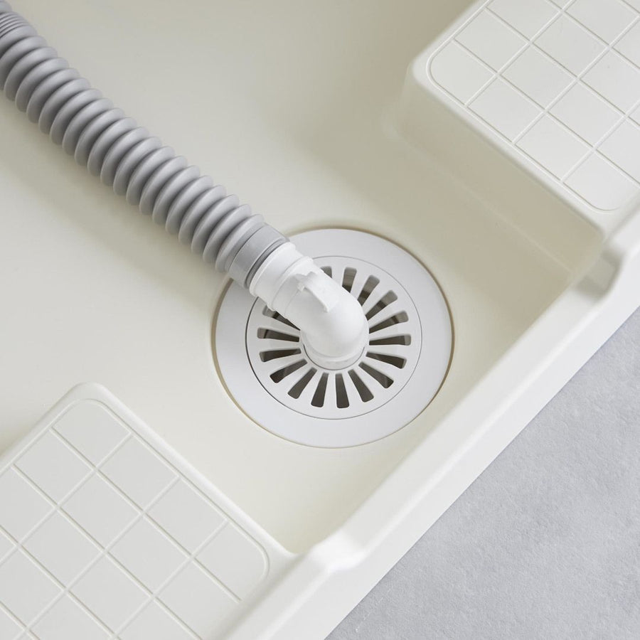 洗濯機排水トラップホコリ防止カバー