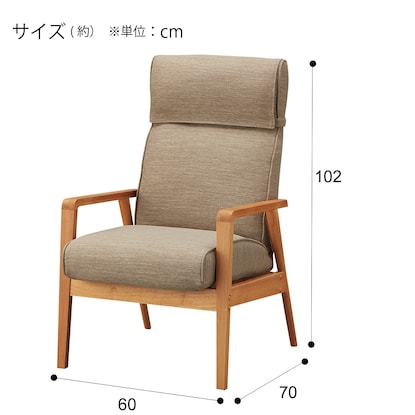 Personal chair body (Alnas DR-BE/LBR)