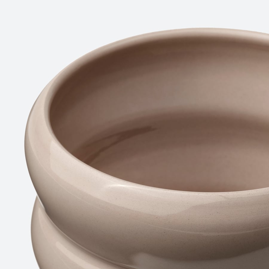 KLARBÄR flower pot with saucer