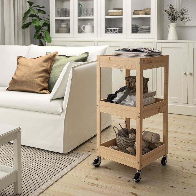 IDÅSEN drawer unit on castors