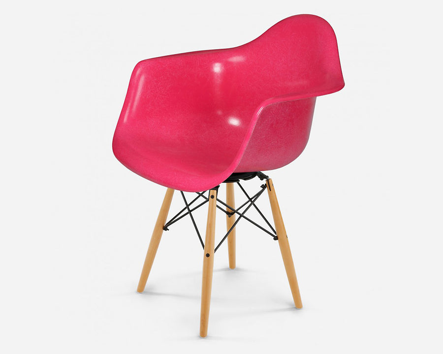 Fiberglass Arm Shell Chair MAGENTA マゼンタ