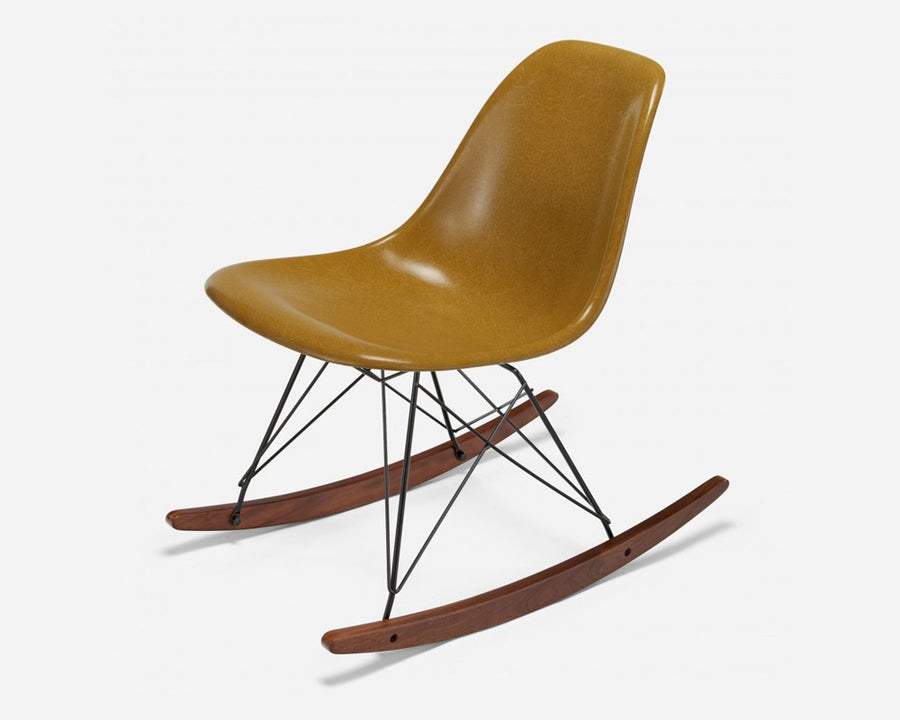 Fiberglass Side Shell Chair MUSTARD マスタード