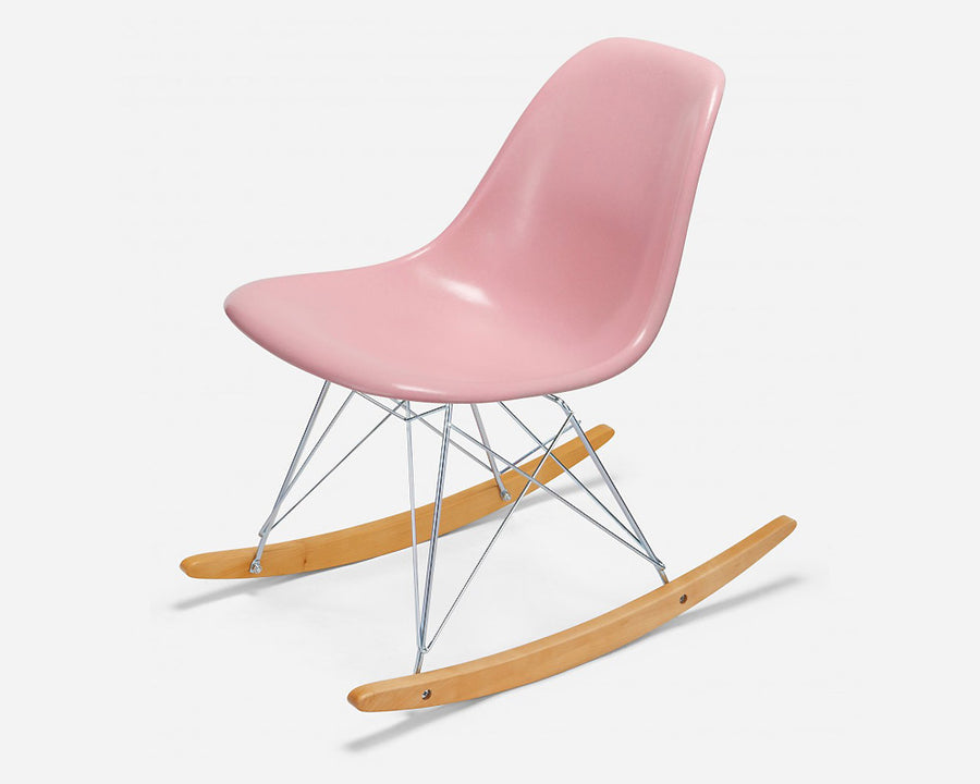 Fiberglass Side Shell Chair PINK