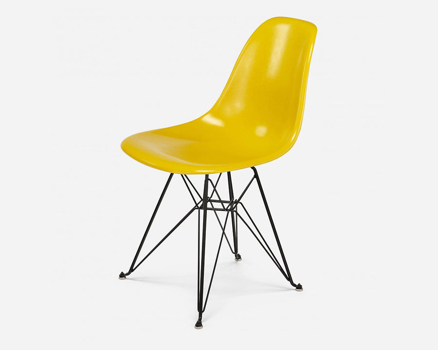Fiberglass Side Shell Chair YELLOW イエロー
