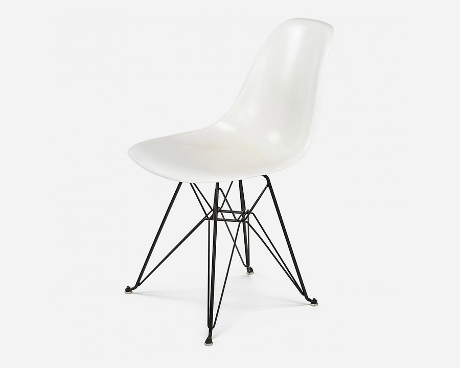 Fiberglass Side Shell Chair WHITE ホワイト