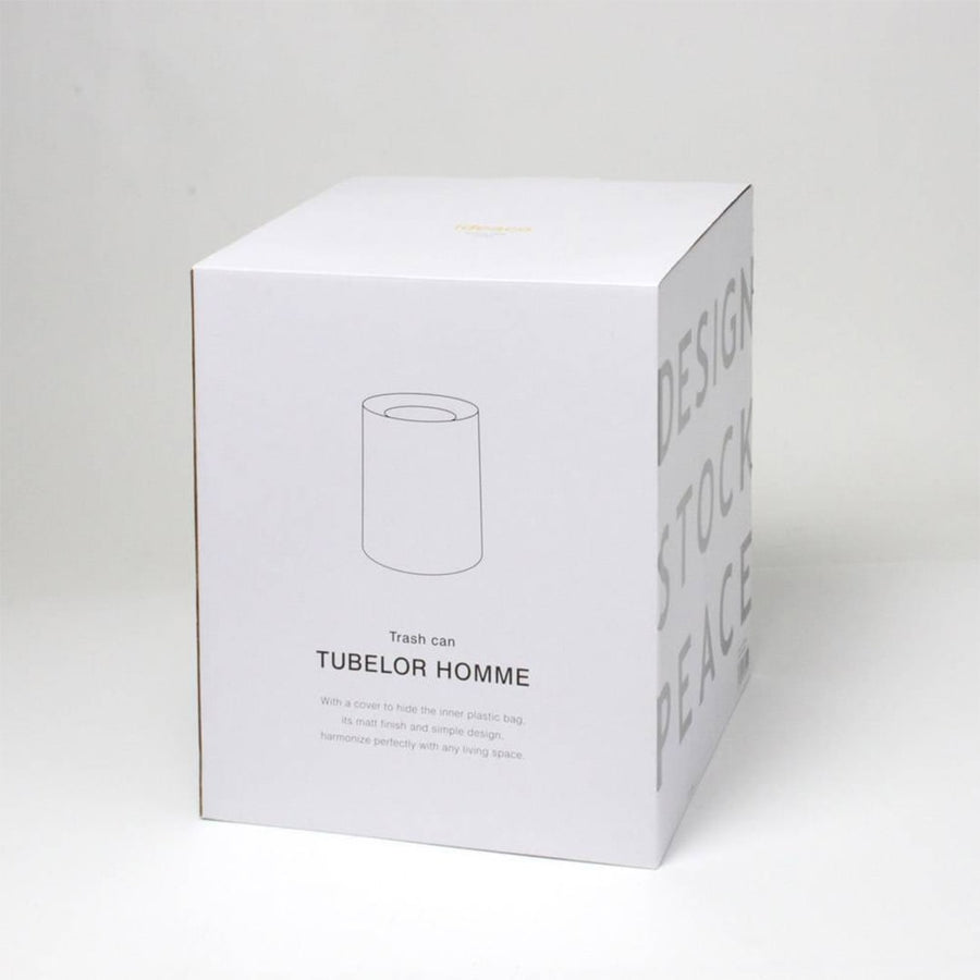 TUBELOR HOMME 丸型ダストボックス ブラック