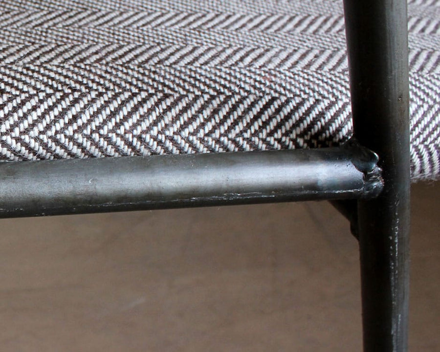 danis short arm chair BR ダニスショートアームチェア ブラウン
