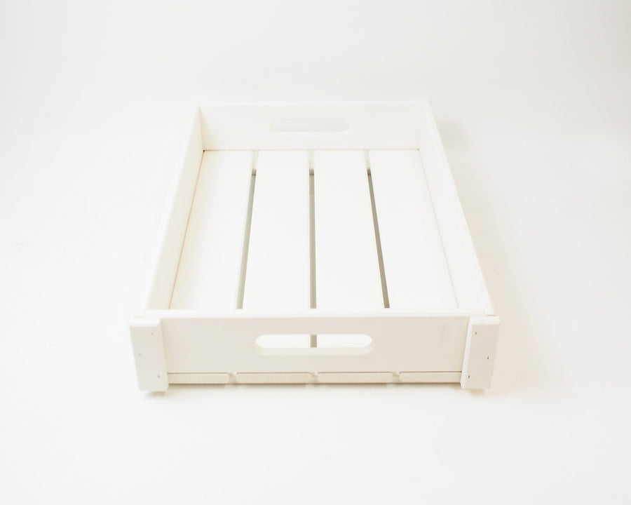 Wood Box Ivory X-Small Stacking