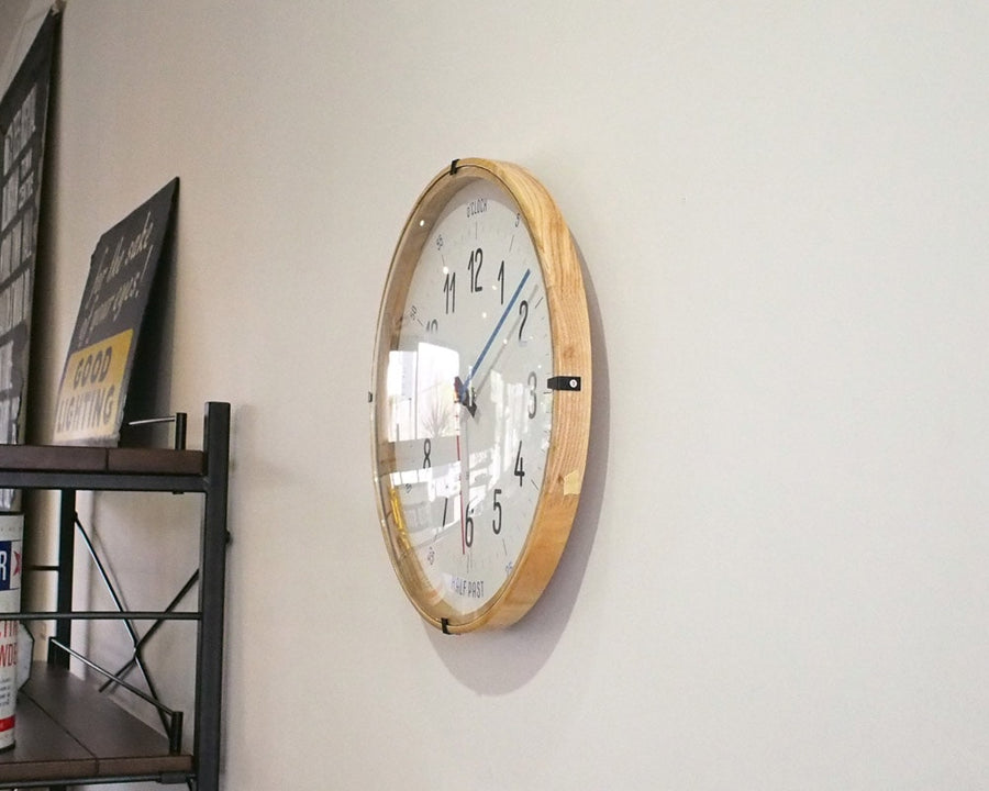 BAUHAUS Fonts Wall Clock CarlMarks バウハウスフォントウォールクロック