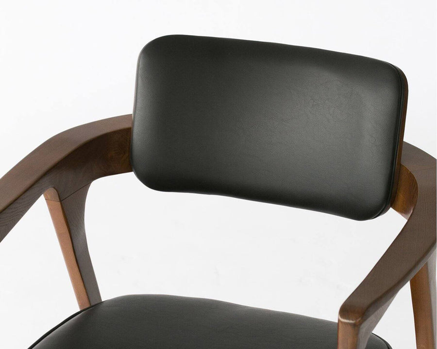 WARNER ARM CHAIR_BLACK PVC ワーナーアームチェア PVC