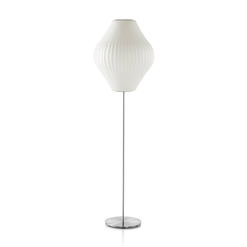 NELSON BUBBLE LAMP PEAR LOTUS FLOOR Steel M