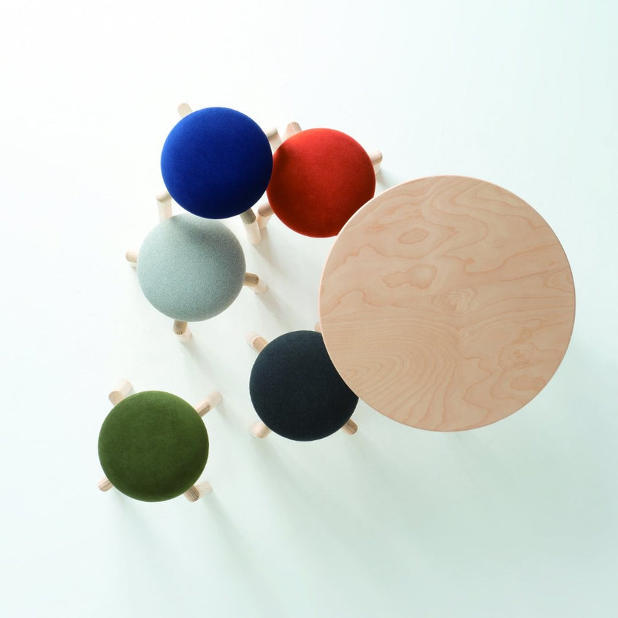 Mushroom Stool SS sh500 Charcoal Gray