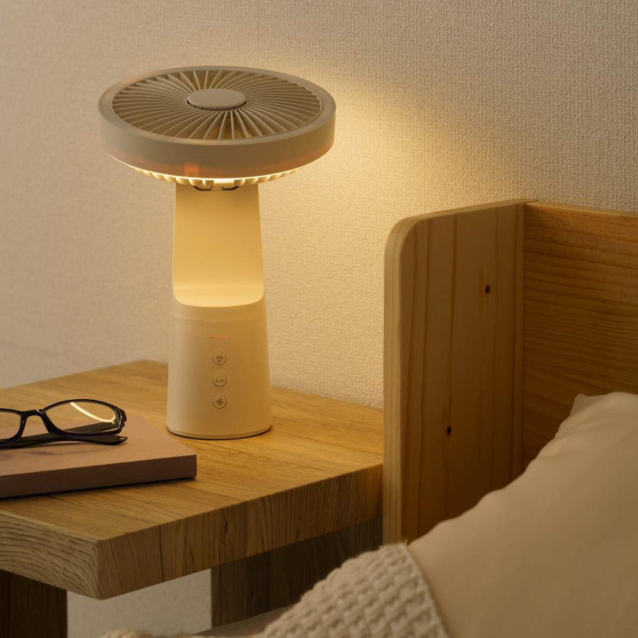 充電式LEDマルチポータブルファン