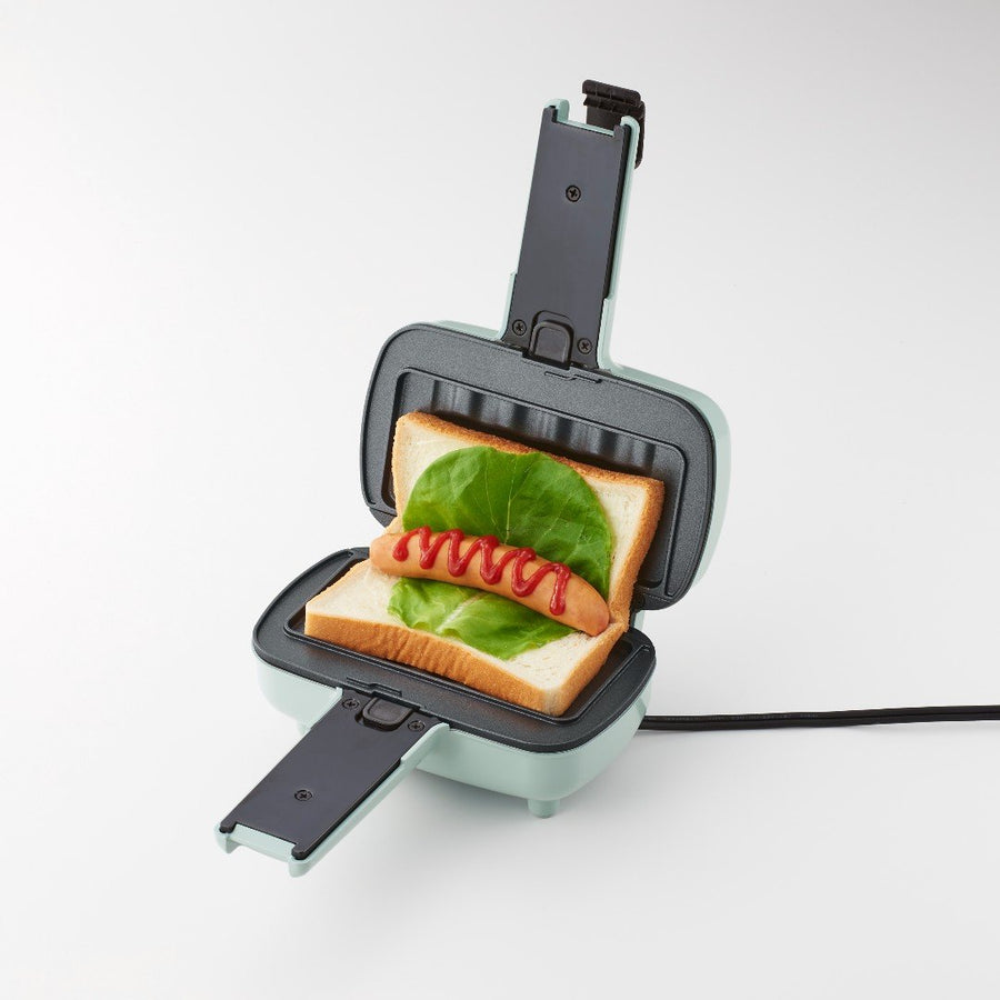 Half Hot Sandwich Maker with Interchangeable Plates