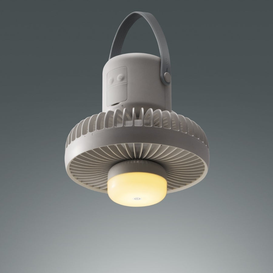 Rechargeable LED Multi-Camping Fan, Greige