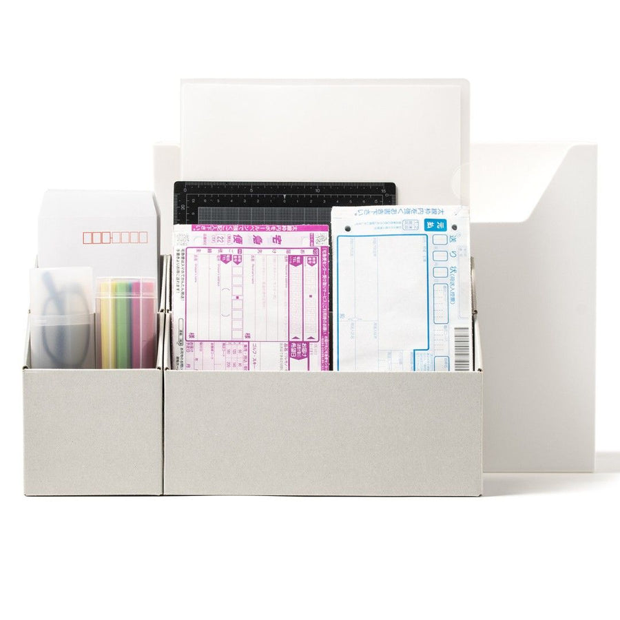 Portable storage box, inner organizer, S &amp; L, set of 2
