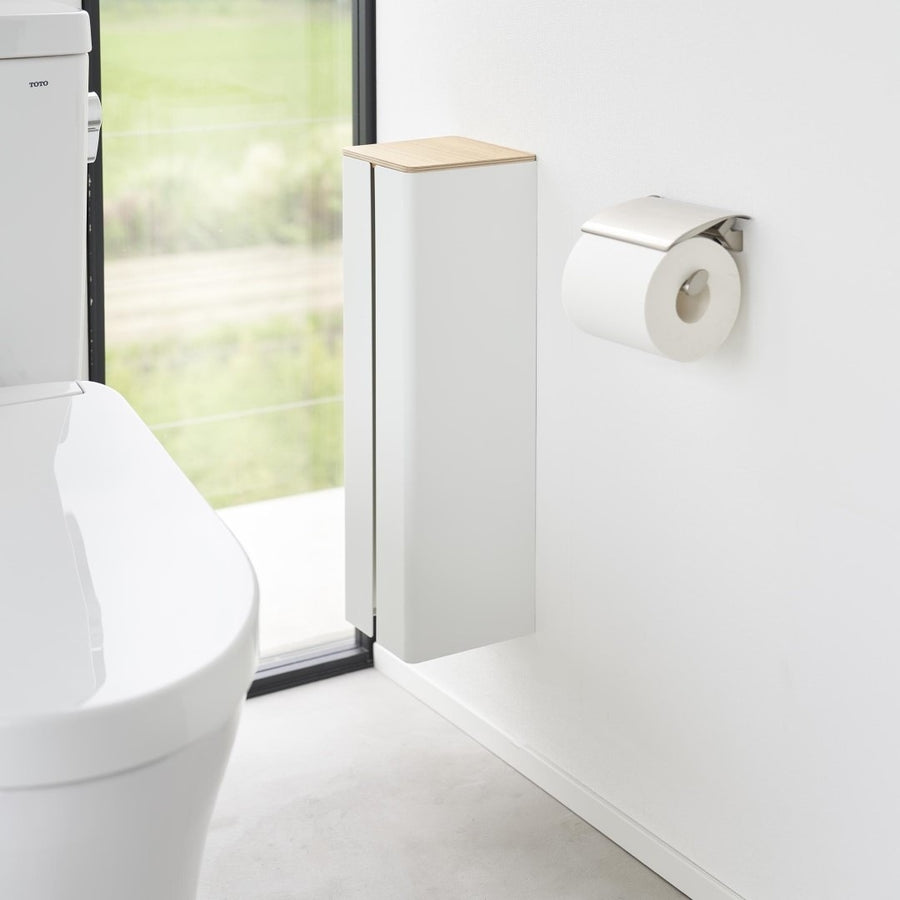 tower 石こうボード壁対応隠せるトイレットペーパーホルダー