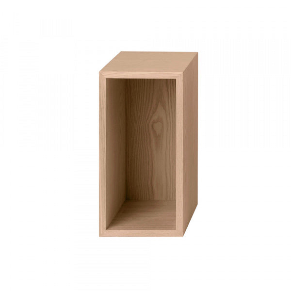 STACKED S with backboard, oak