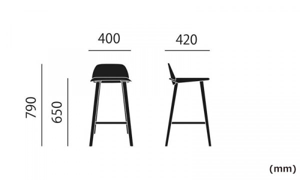 NERD COUNTER STOOL 65cm
