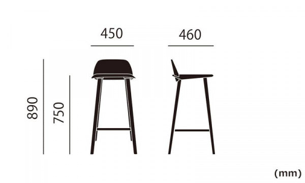 NERD BAR STOOL 75cm