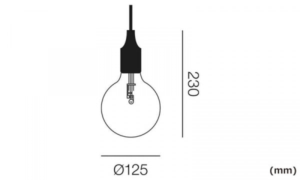 E27 pendant light