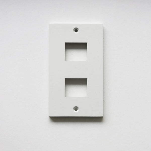 Switch plate MSP-020 White