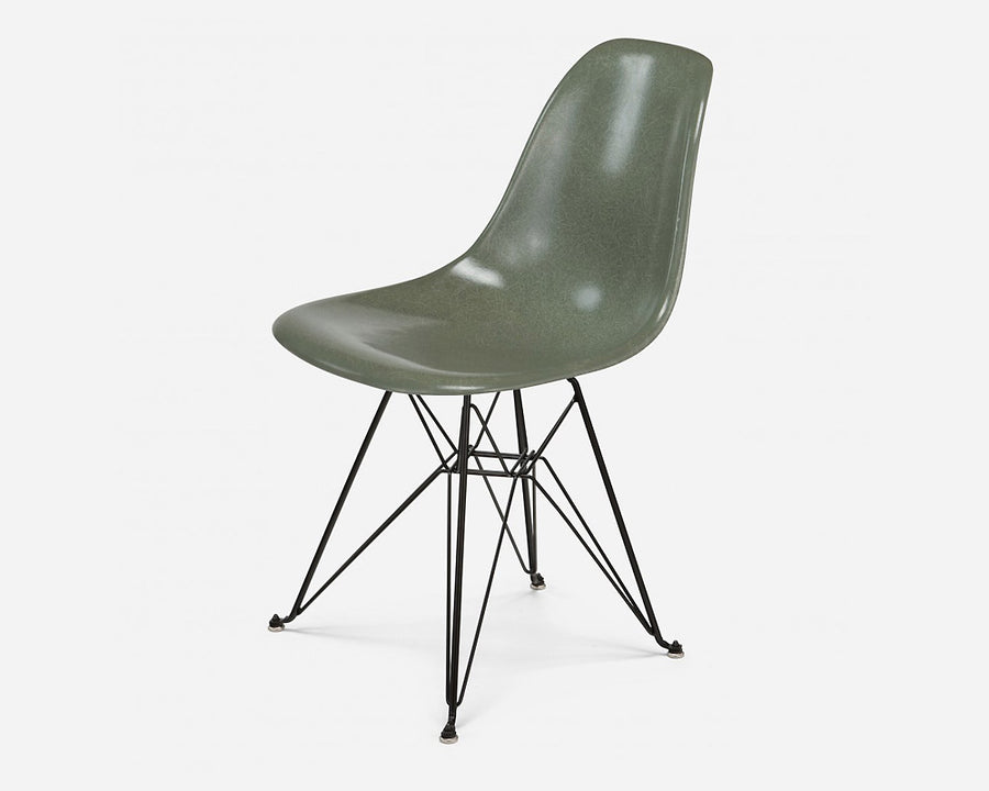 Fiberglass Side Shell Chair MOSS モス