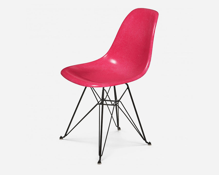 Fiberglass Side Shell Chair MAGENTA マゼンタ