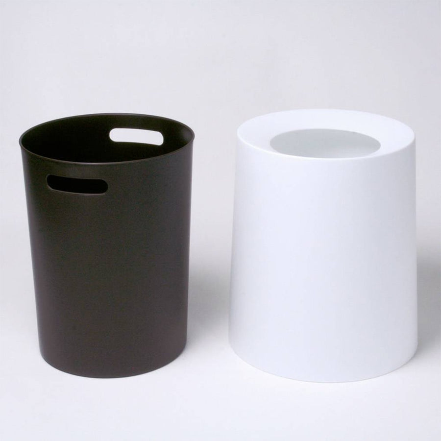 TUBELOR HOMME Round Dustbin, Rich White