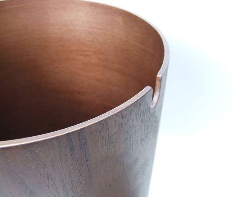 Paper Basket 952A Walnut