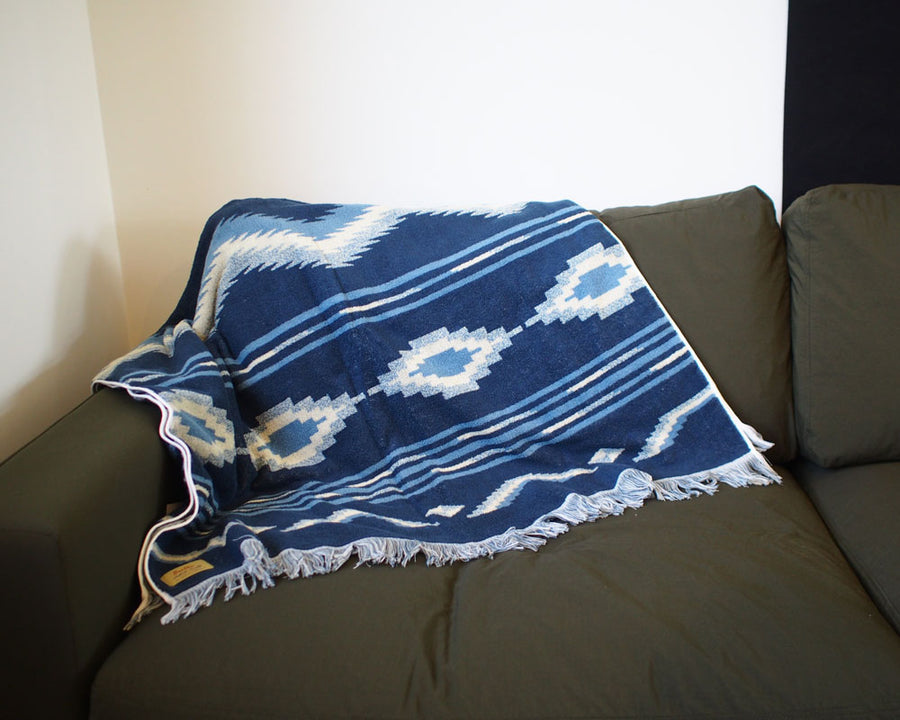 Cotton Pile Blanket Native Motif Cotton pile blanket Native motif