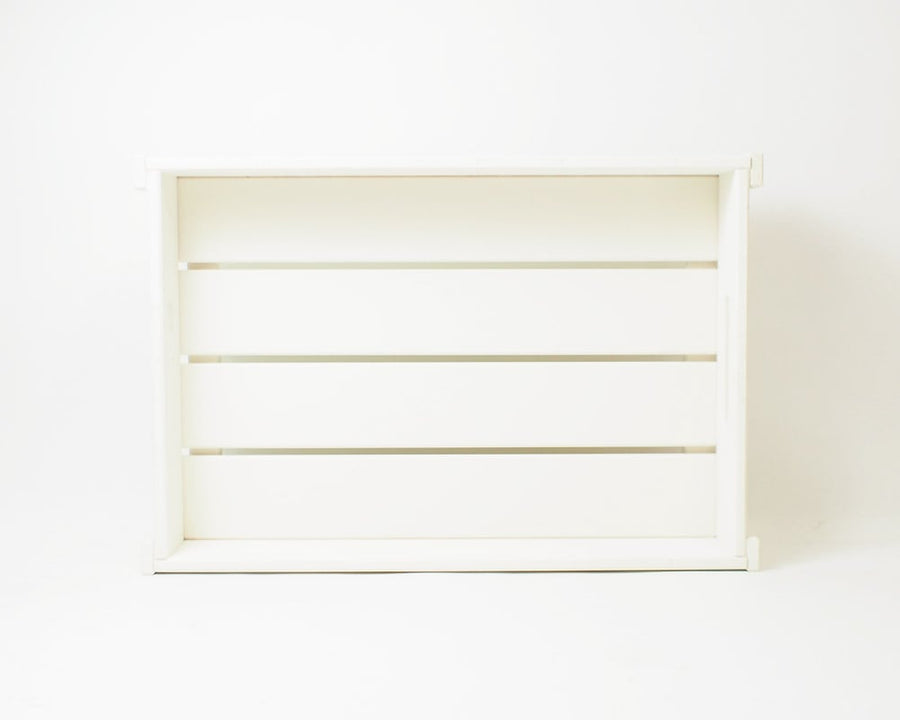 Wood Box Ivory X-Small Stacking