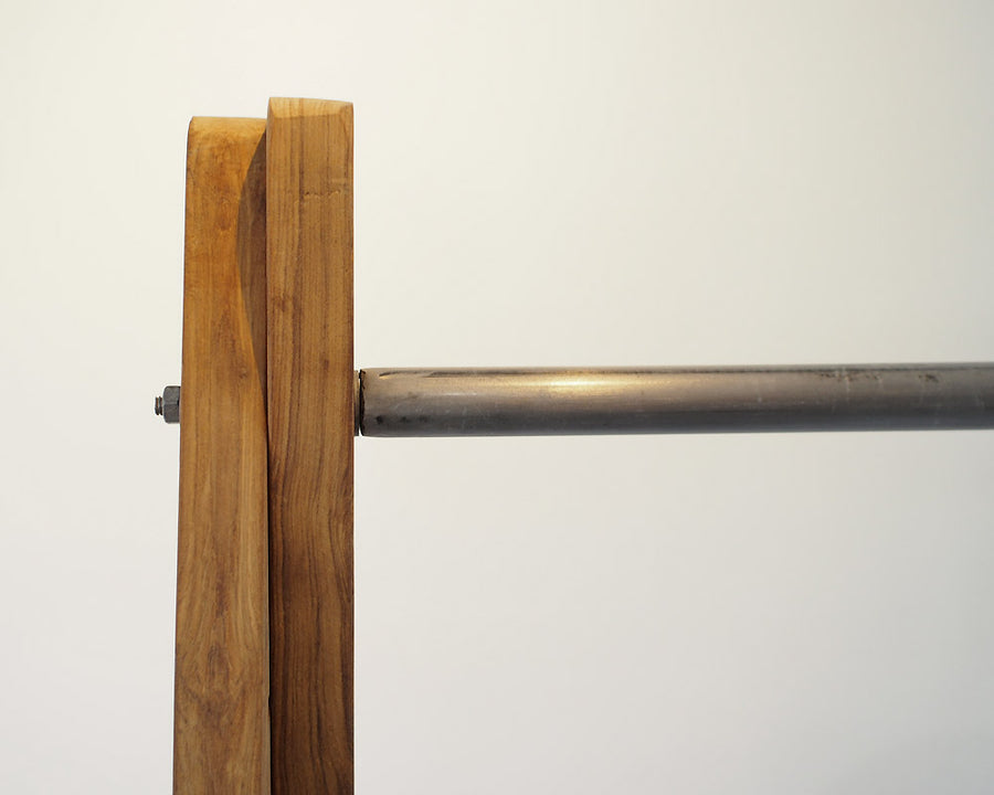 Teak Wood Garment Rack チークウッド ガーメントラック