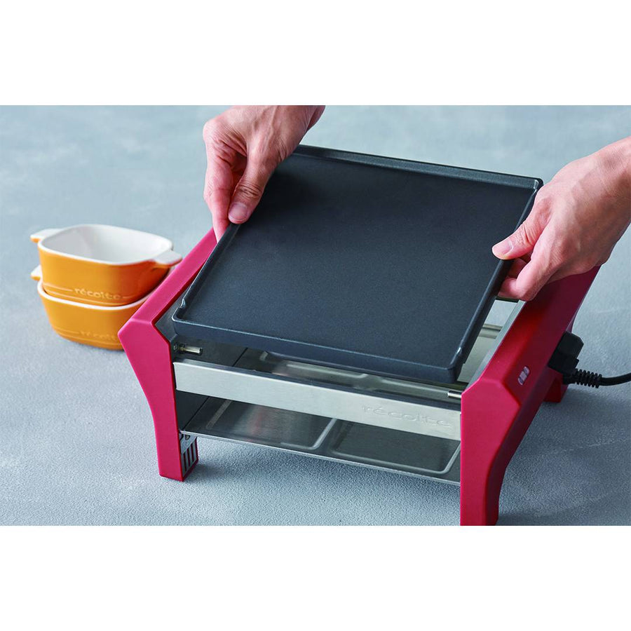 Raclette &amp; Fondue Maker Grand Melt Red