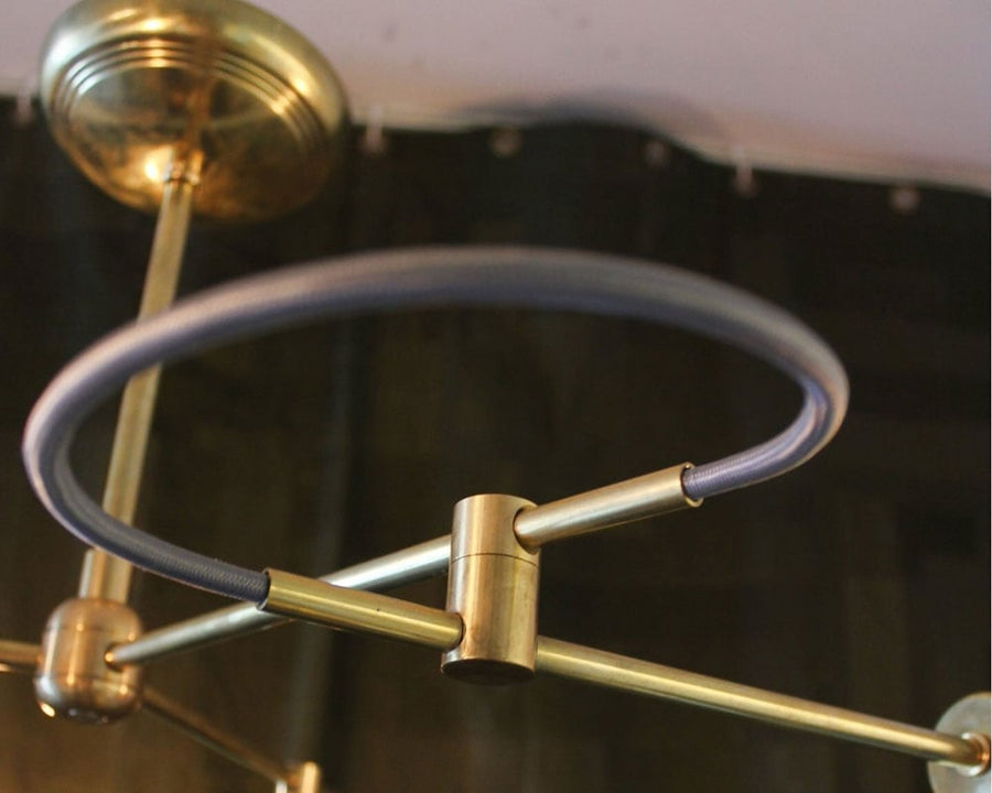 Solid Brass Lamp Tri Loop Lamp Solid Brass Lamp Tri Loop Lamp