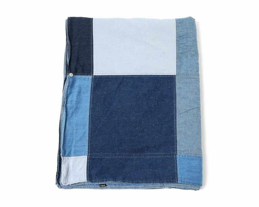 CS FUTON COVERLET / INDIGO PATCWORK Kotatsu futon cover Indigo