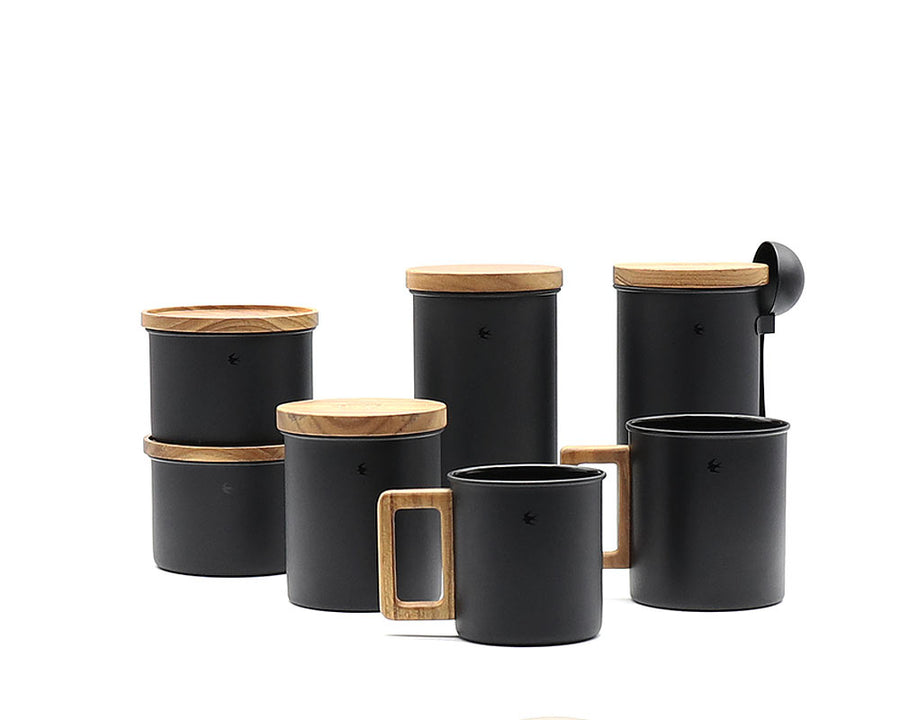TSUBAME Canister Hook with Spoon Black