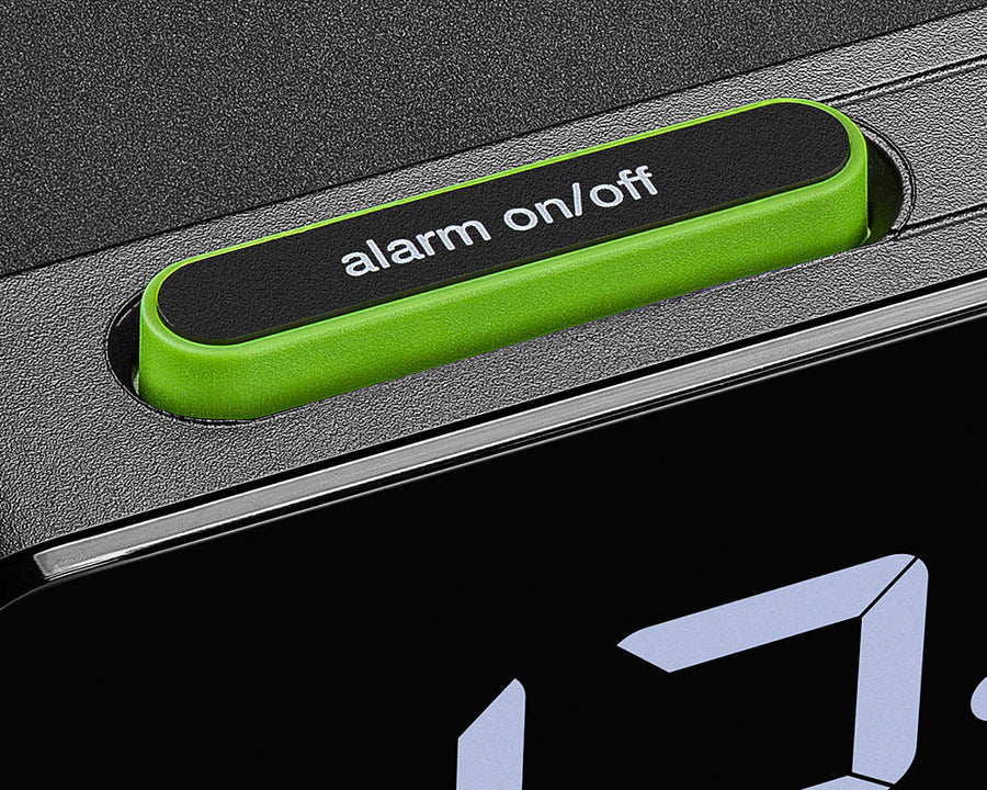 Digital Alarm Clock BC21 デジタルアラームクロックQiワイヤレス充電