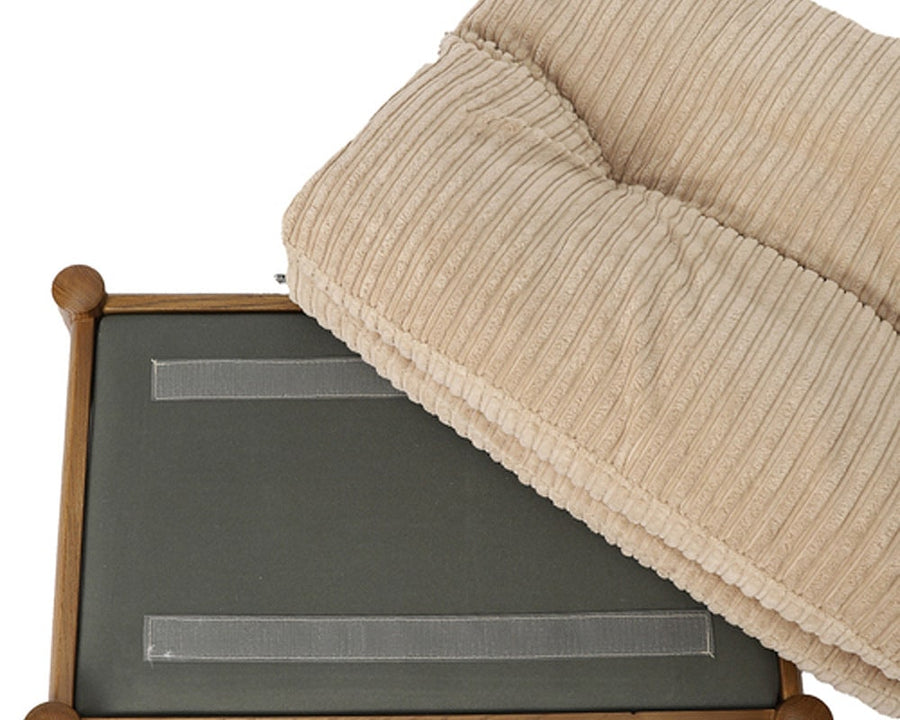 MADEIRA OTTOMAN AC07-BE Madeira Ottoman Corduroy