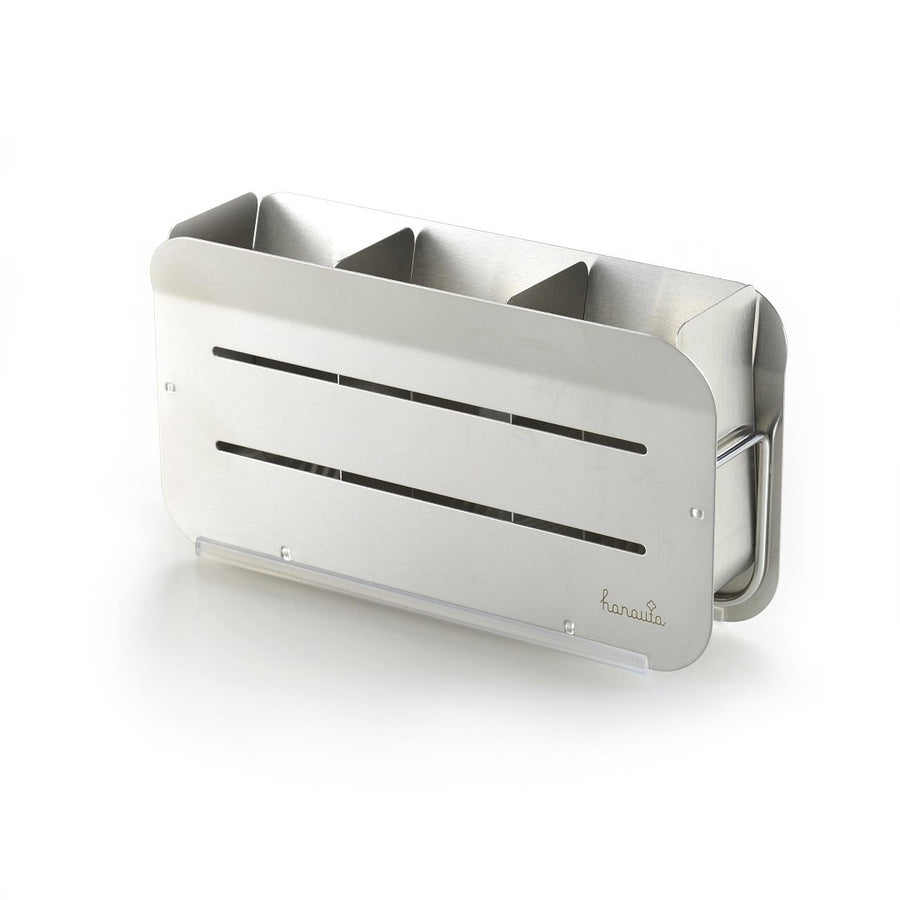 Hanauta Dish Drainer, Horizontal, Silver