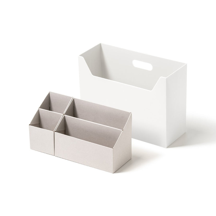 Portable storage box, inner organizer, S &amp; L, set of 2